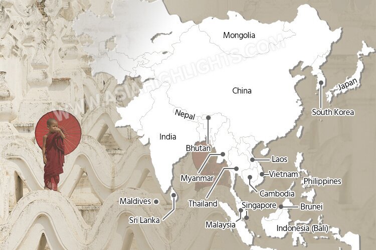 Südostasien-Reise für 4 Wochen