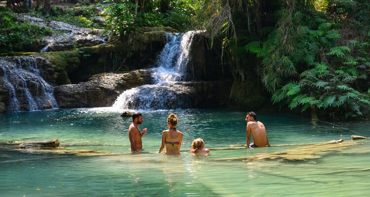 Kuang Si Wasserfall