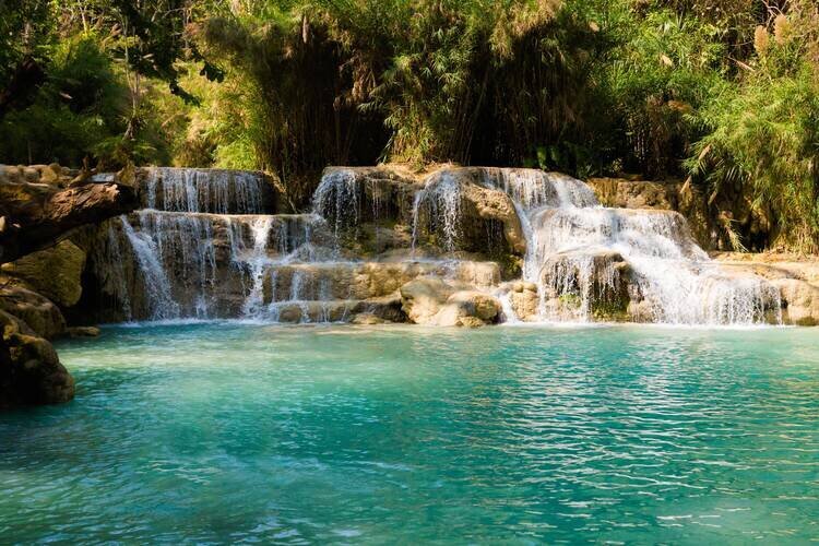 Kuang-Si-Wasserfall