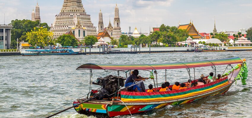 long tail boat ride in bangkok