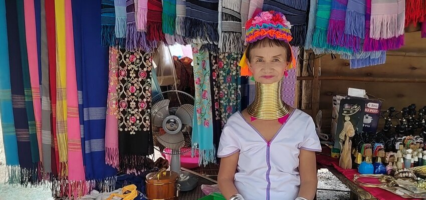 Thailand, Chiang Mai, Long Neck Tribe
