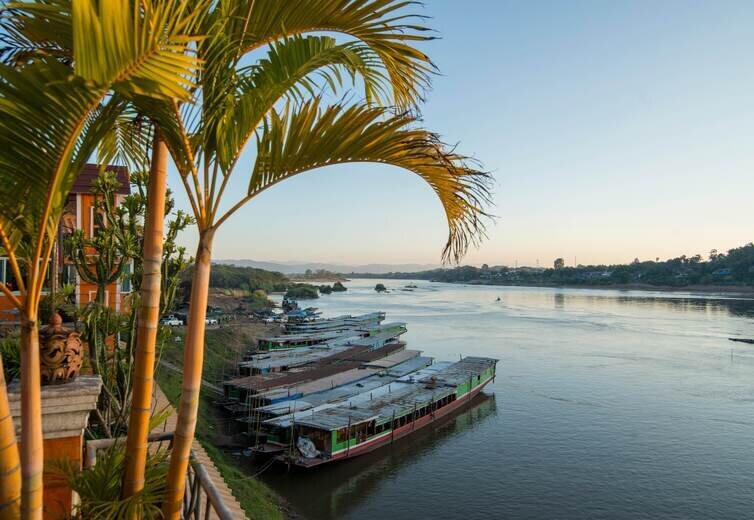 Mekong-Bootsfahrt