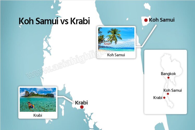 Koh Samui oder Krabi